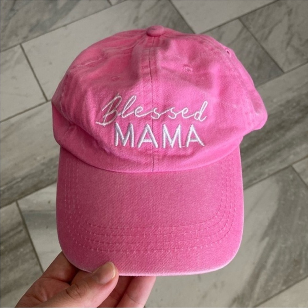 Blessed mama baseball hat